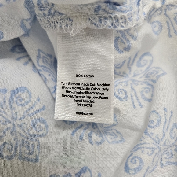 Vineyard Vines Girls Swim Cover Up Printed Tunic Cover Up Dress Medium - Picture 5 of 8